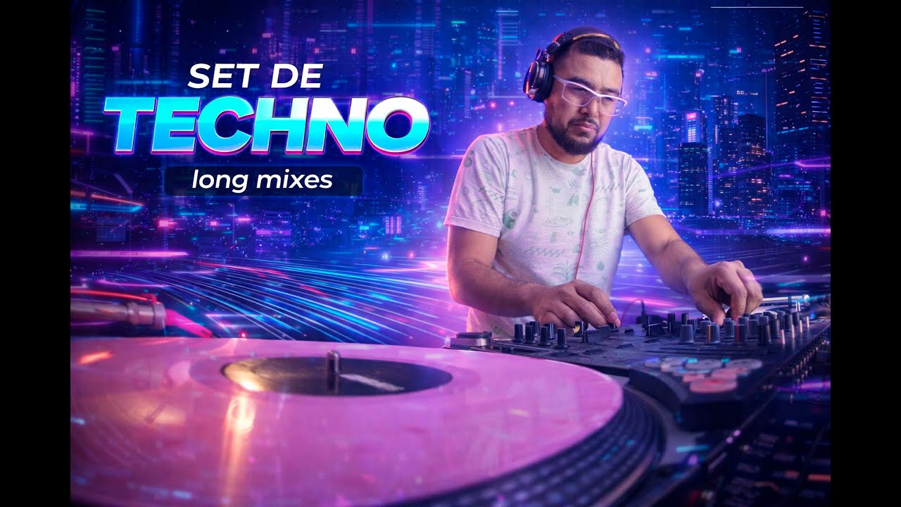 Bruno Naka dj set TECHNO anos 2000 long mixes vol 1, setup clássico, technics mk2 + djm 600