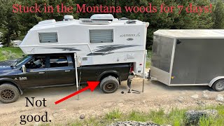 MY WHEEL FELL OFF?! | Broken down in Montana back country for a week! | Can Am 6x6 offroading