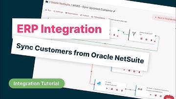 Sync Customers from Oracle #netsuite to Go #saas App with Cross Reference Table!