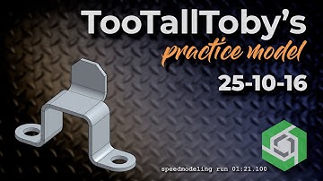 Onshape Speedmodeling Too Tall Toby Practice Model 25-10-16