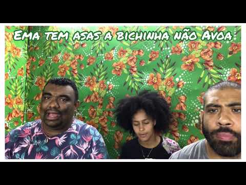 Eu vi a ema lá na lagoa