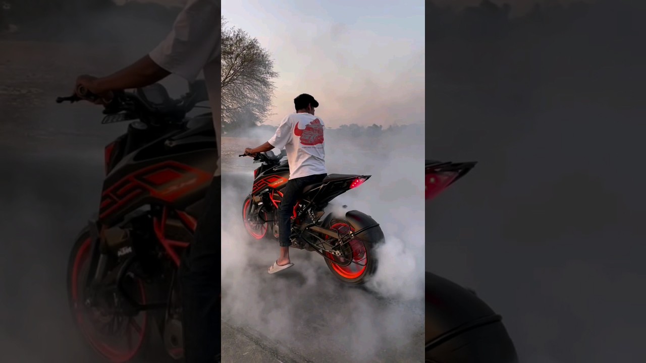 Duke 250 bs6 burnout 🔥