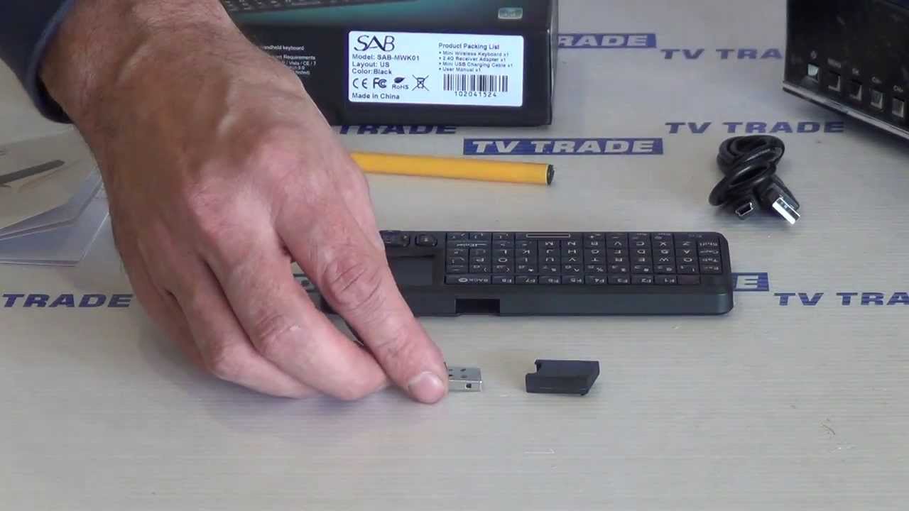 Sab Mini Wireless Keyboard and Mouse - YouTube