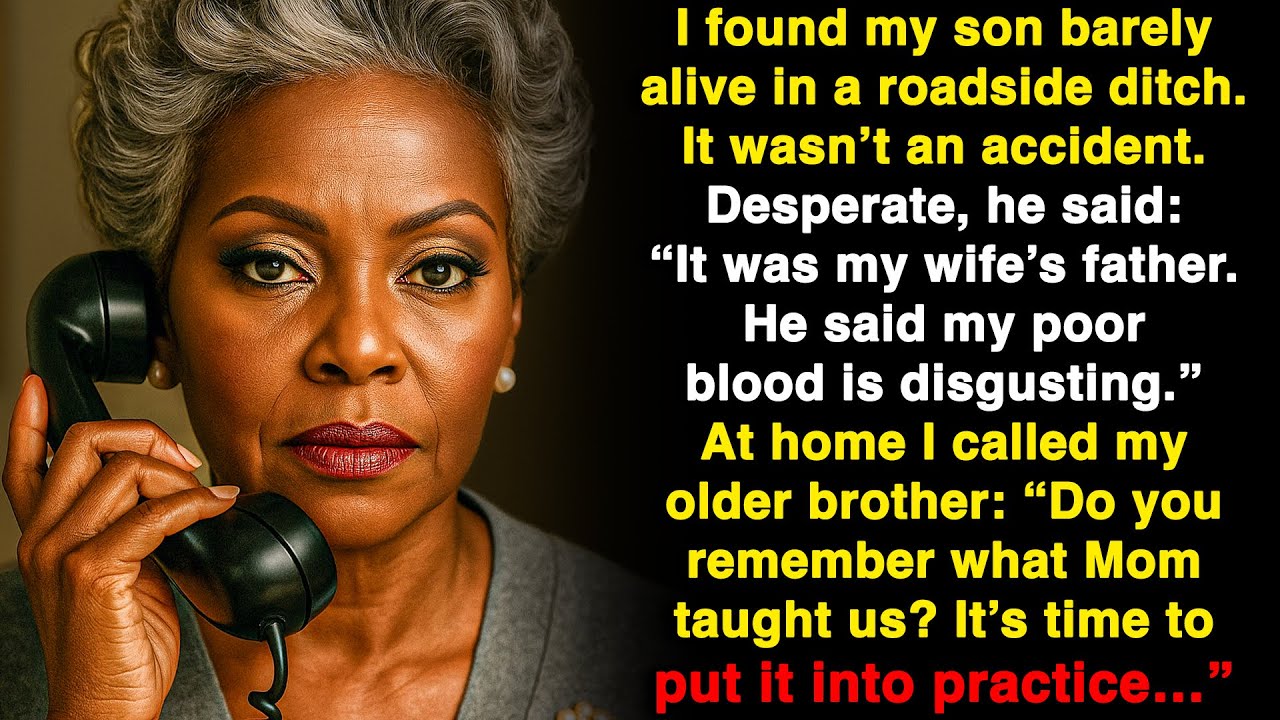 I found my son in a ditch, almost dead. All he managed to say was “It was my wife…”