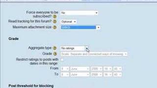 Adding a forum to Moodle