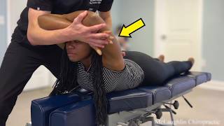 CRUNCHED In HALF 😳 LOUDEST *Cracks* Come From Her SPINE! Help After Crash - Dr. Ed 💪