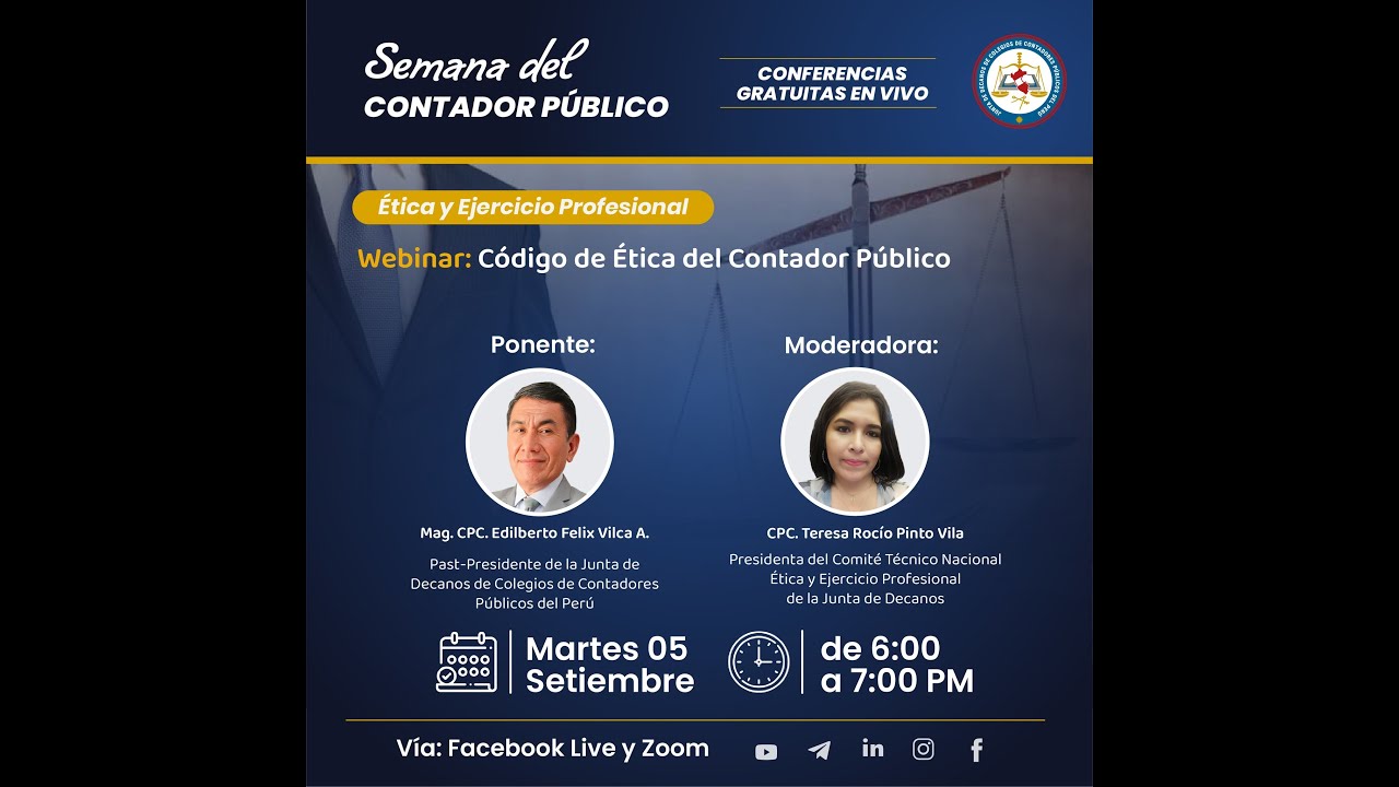 Webinar: Código de Ética del Contador Público