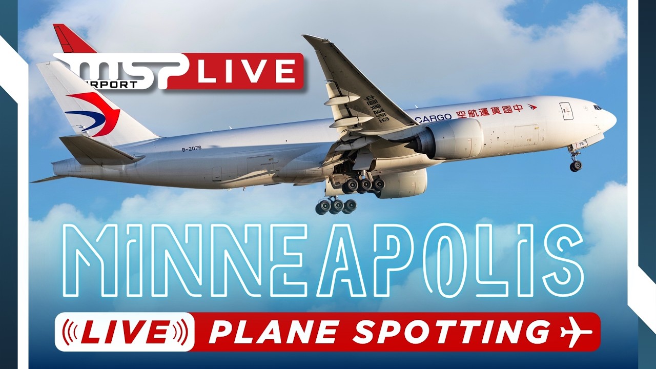 🔴 LIVE NONSTOP AIRPORT ACTION & TWIN CITIES PLANE SPOTTING! ✈ MSP/KMSP AIRPORT ✈ 8/30/26