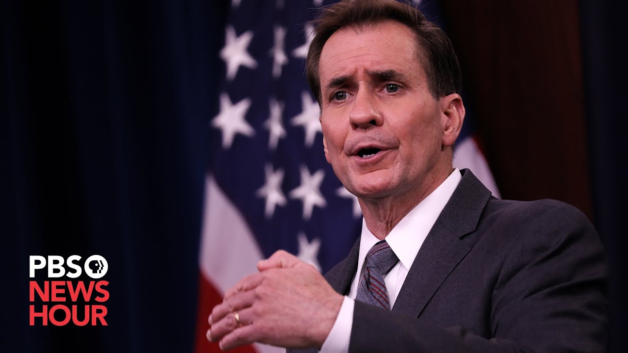 Watch Pentagon Press Secretary John Kirby Holds News Briefing Youtube