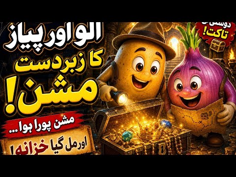 #آلو_اور_پیاز #آلوپیازکیکہانی #خزانے_کی_تلاش #دوستی_کی_کہانی 