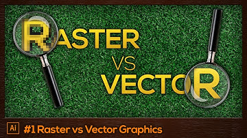 #1 Raster vs Vector Graphics | Adobe Illustrator For Beginners Tutorial [FREE]
