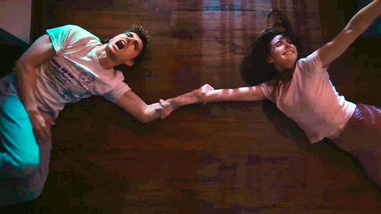 A mysterious cave where any two people who enter get stuck to each other like magnets!