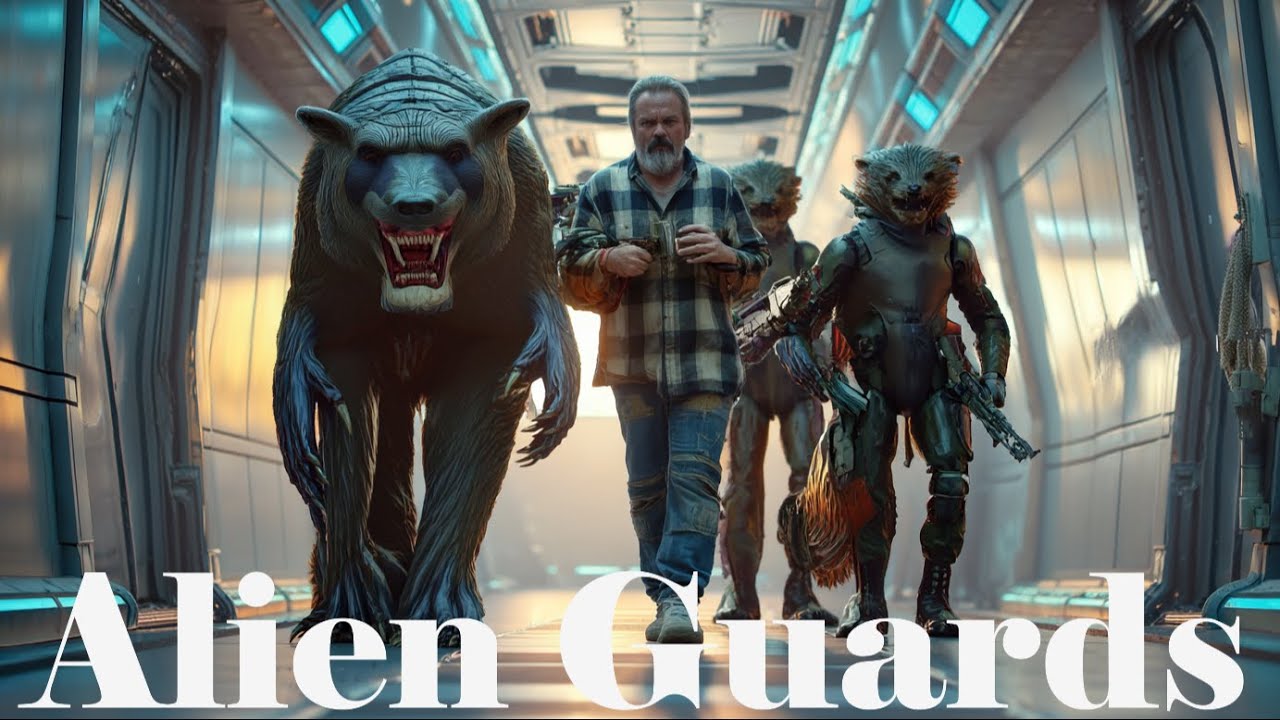 Alien Guards in Battle Gear—The Human in Sleepwear—Cubs Slept Close to Him |Best HFY Stories...