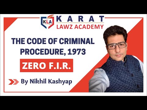 What is Zero FIR? || Zero fir kaise kare ||The Code of Criminal Procedure,1973 | By Nikhil Kashyap