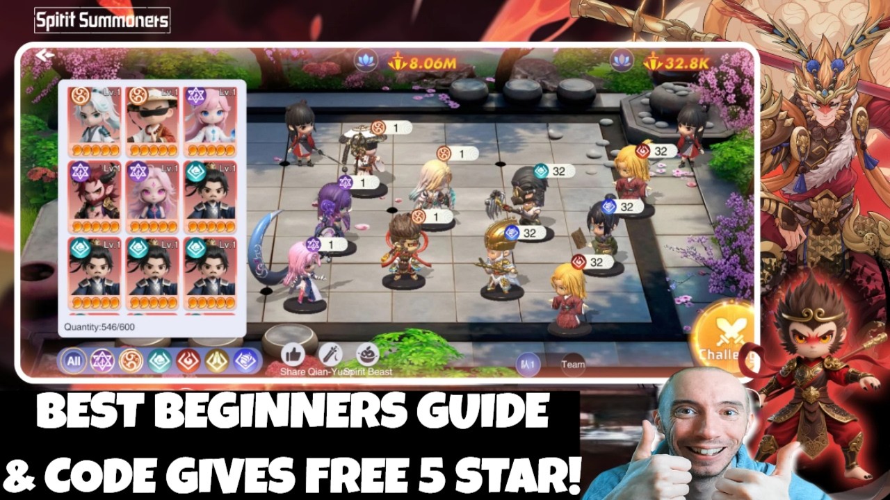 Лучшее руководство для начинающих и коды для глобального запуска Spirit Summoners.