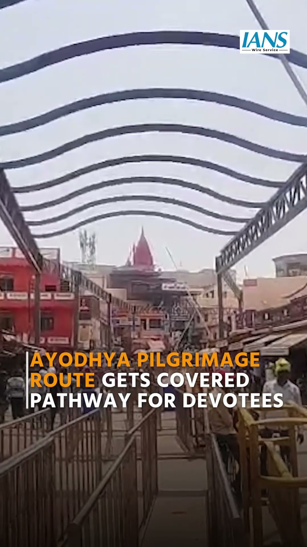 Ayodhya Pilgrimage Route Gets Covered Pathway for Devotees