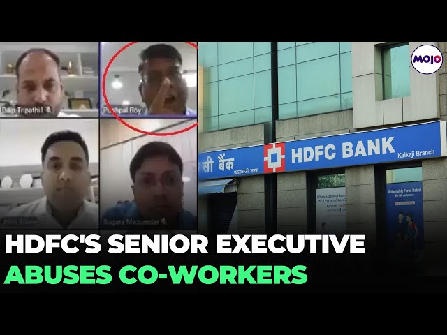 HDFC Manager Abuses Colleagues In Meeting, Gets Suspended As Video Goes Viral class=