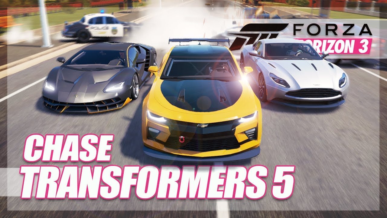 Forza Horizon 3 Transformers 5 Recreation! (London Chase) YouTube
