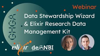 Celebrity Intro to Research Data Management Kit & Data Stewardship Wizard with Elixir Germany Wealth