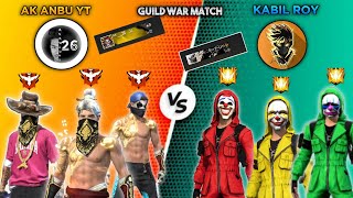 ff guild war match 🎯|| kabil roy ff vs ak anbu yt guild war match friendly⚡️ || @KABILROYFFMrGRANDMASTER screenshot 4