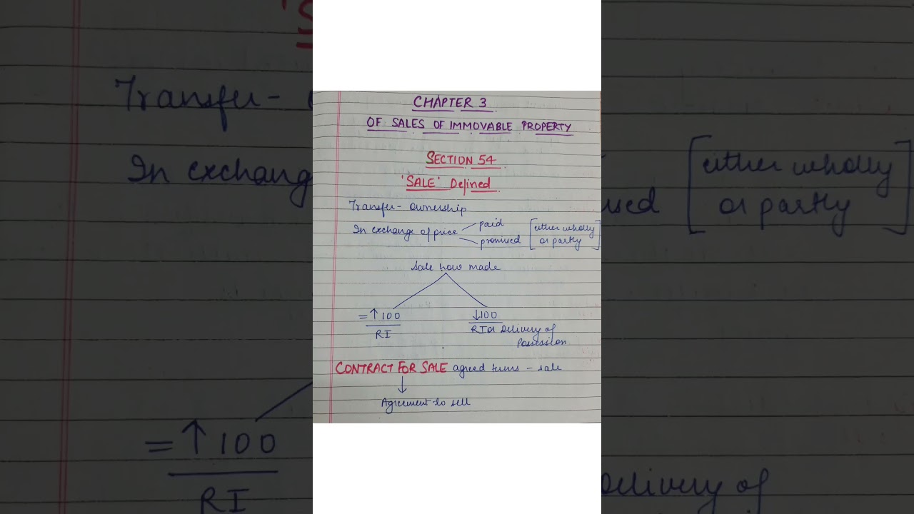 Section 54 SALE | TPA 