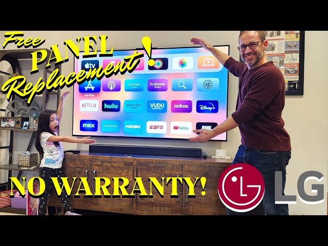Dead OLED LG Panel Fixed For FREE!!! Out of Warranty! How LG Took