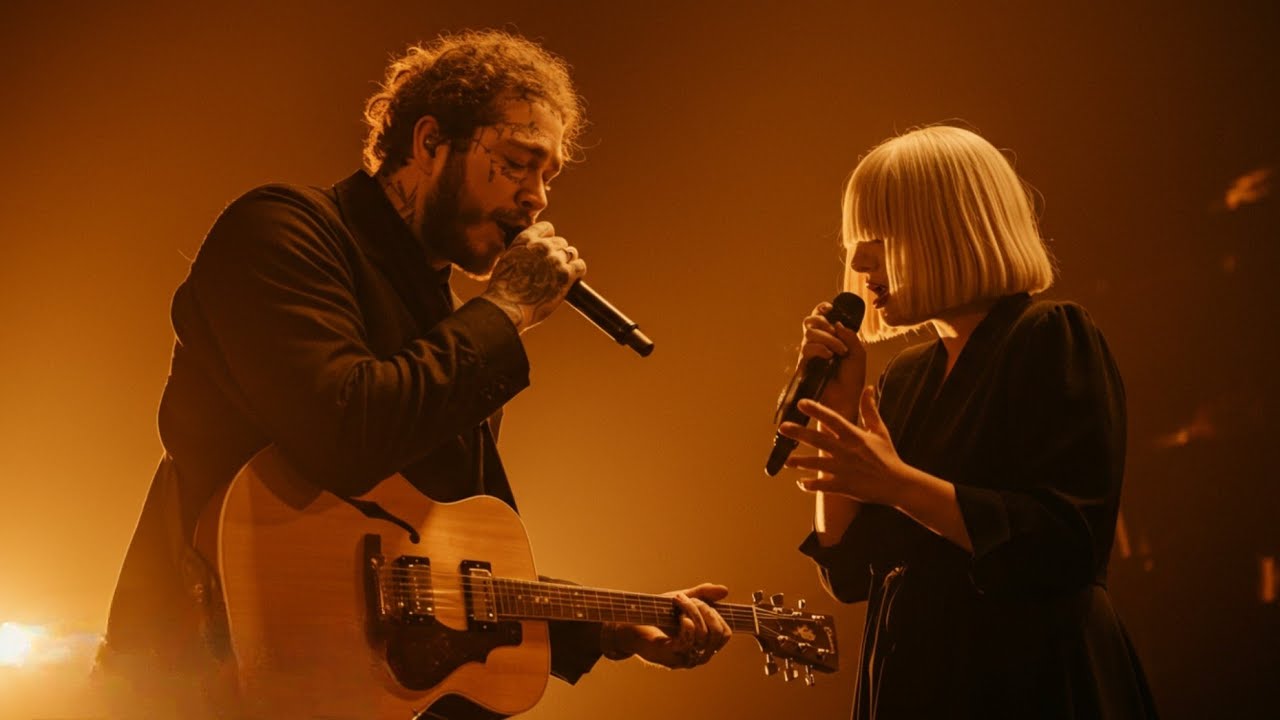 Post Malone ft. Sia – Broken Flames ( Lyrics Video)AI Music