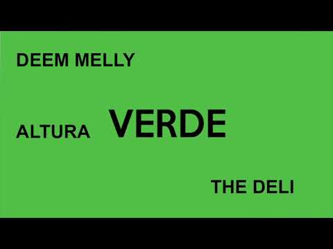 Deem Melly - Verde (Feat. Altura) (Produced By. The Deli)