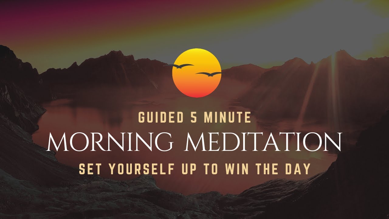 Guided Morning Meditation | 5 mins to set your day up for success - YouTube