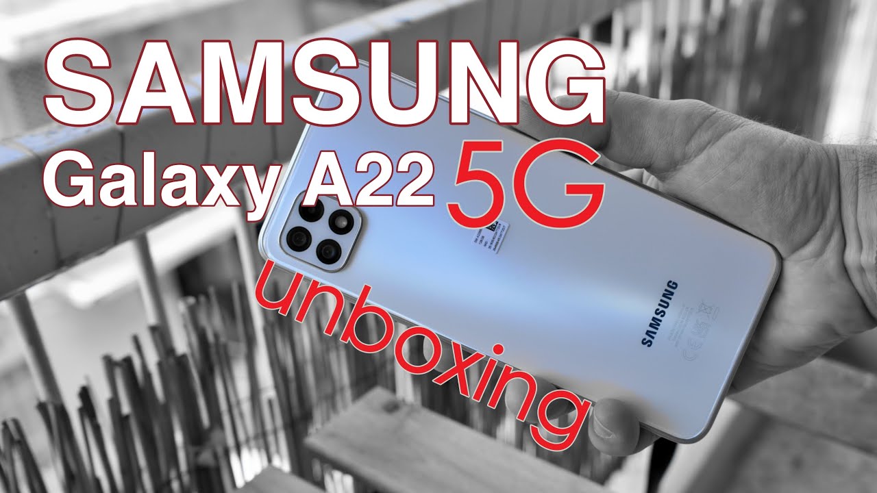 SAMSUNG Galaxy A22 5G unboxing YouTube