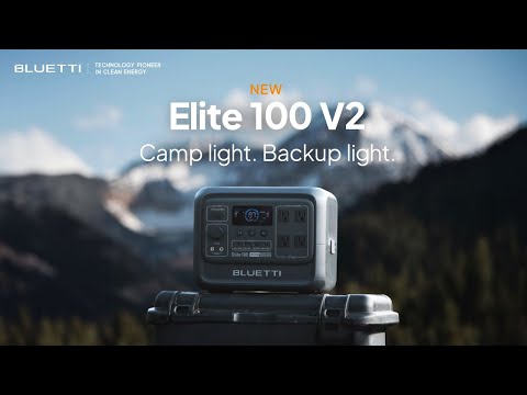 BLUETTI Elite 100 V2 | Camp Light, Backup Light