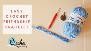 Easy crochet Friendship Bracelet