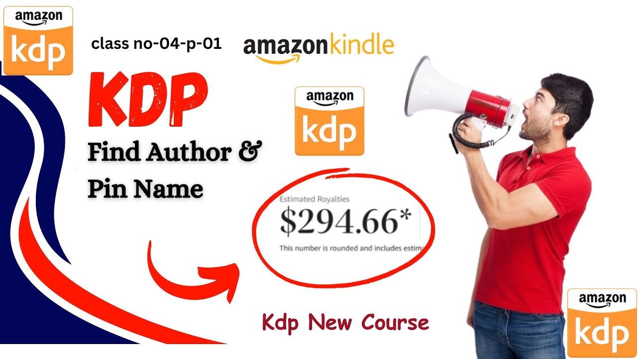 how to find pin name for Amazon KDP books | find best author name for kdp books