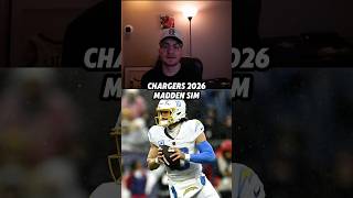 Simulating the LA Chargers 26-27 season in Madden 26