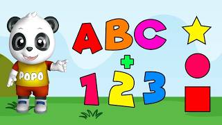 Preschool Learning activities for 3 year olds at home | Learn ABC Phonics Shapes Numbers Colors 🌈 screenshot 2