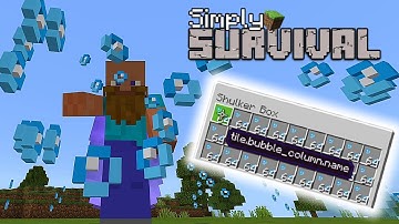 BUBBLE COLUMN BLOCK Farm 100% in Survival! Minecraft Bedrock -Tutorial- MCPE,Xbox,Windows,Switch