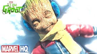 Śnieżny Dzień Groota Ja Jestem Groot Marvel Hq Polska