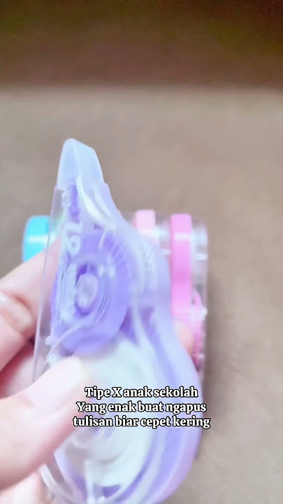Correction Tape, tipe X penghapus pulpen yang langsung kering https://id.shp.ee/9k93te2?smtt=0.0.9
