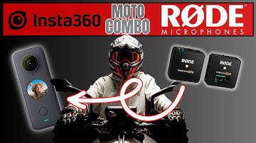 INSTA360 ONE X2 and RODE WIRELESS GOII MOTO COMBO