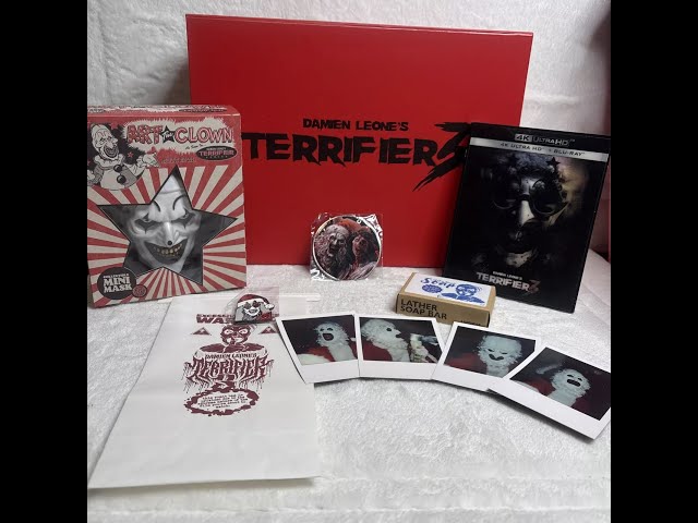 Unboxing the Terrifier 3 Limited Edition Collector's Box Set 4K
