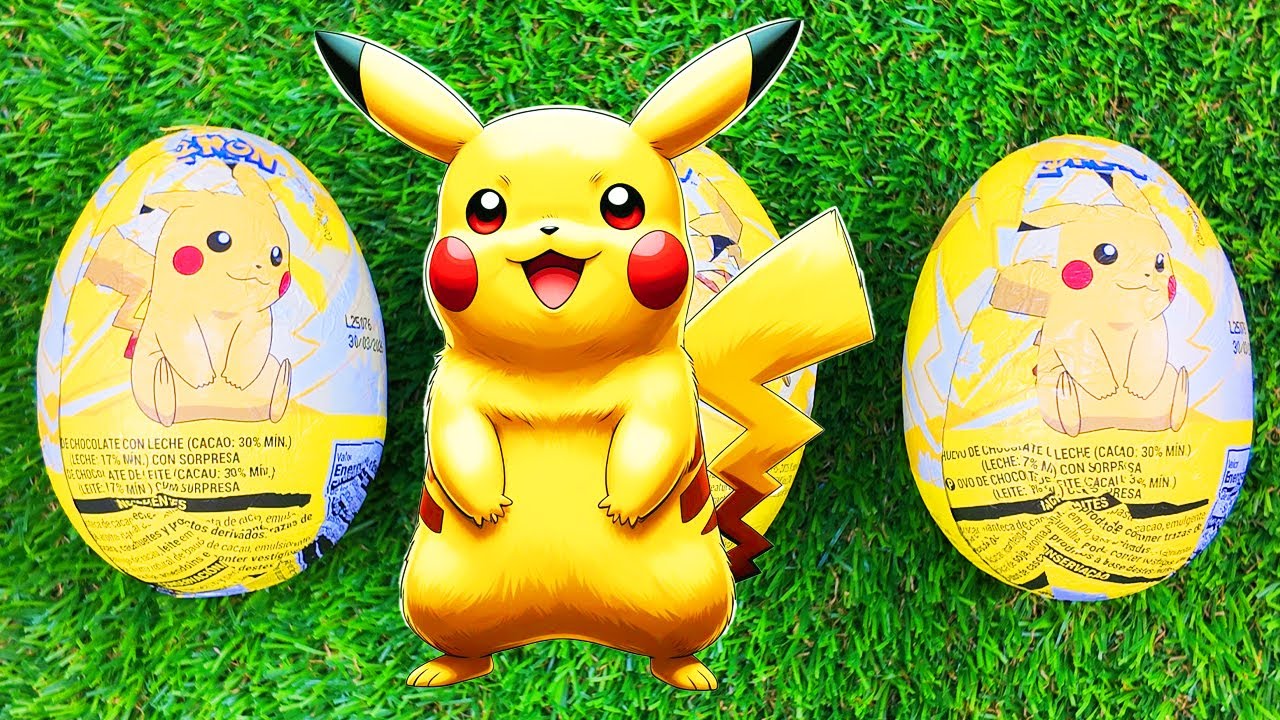 ASMR Pokémon Surprise Egg Unboxing | Relaxing Chocolate Sounds