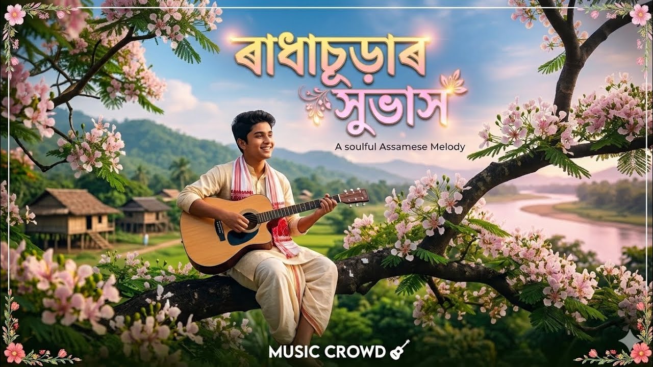 ৰাধাচূড়াৰ সুভাস//Assamese romantic song//#assamesesong #new #song ...