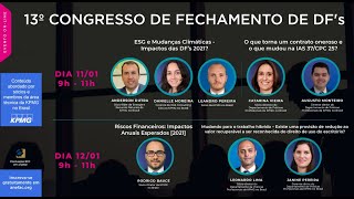 13º Congresso de Fechamento de DF's - 1º dia