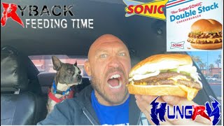 Ryback Smacks Down On The New Super Sonic Double Stack Cheeseburgers