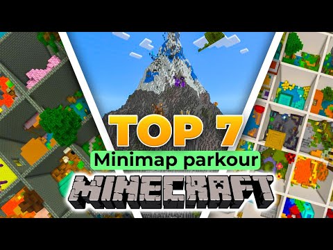 TOP 7 MINIMAP PARKOUR MAPS IN MINECRAFT 1.21!!