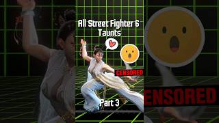 All Street Fighter 6 Taunts - Part 3