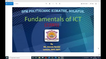 Fundamentals of ICT (Practical No 4 and 5)