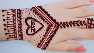 Elegant mehndi design for Valentine's day_Special mehndi design for Beginners_Trending mehndi design screenshot 3
