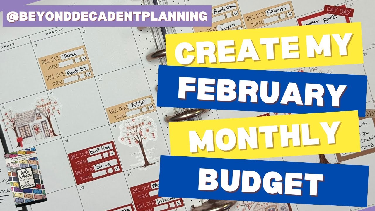 Составление ежемесячного бюджета и постановка финансовых целей | Классический вертикальный ежедне...