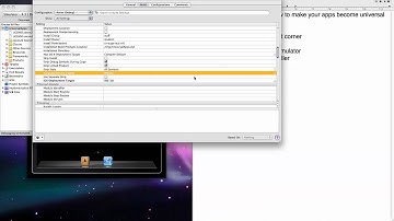 How to make universal Apps (preview on iOS Simulator)